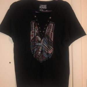 Lynyrd skynyrd lace up tee